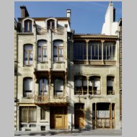 Brussels, Maison personnelle et atelier de Victor Horta (1898-1901, photo Paul Louis, Wikipedia.jpg